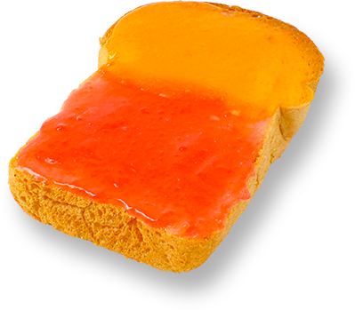 Toast Bread (Orange + Strawberry)